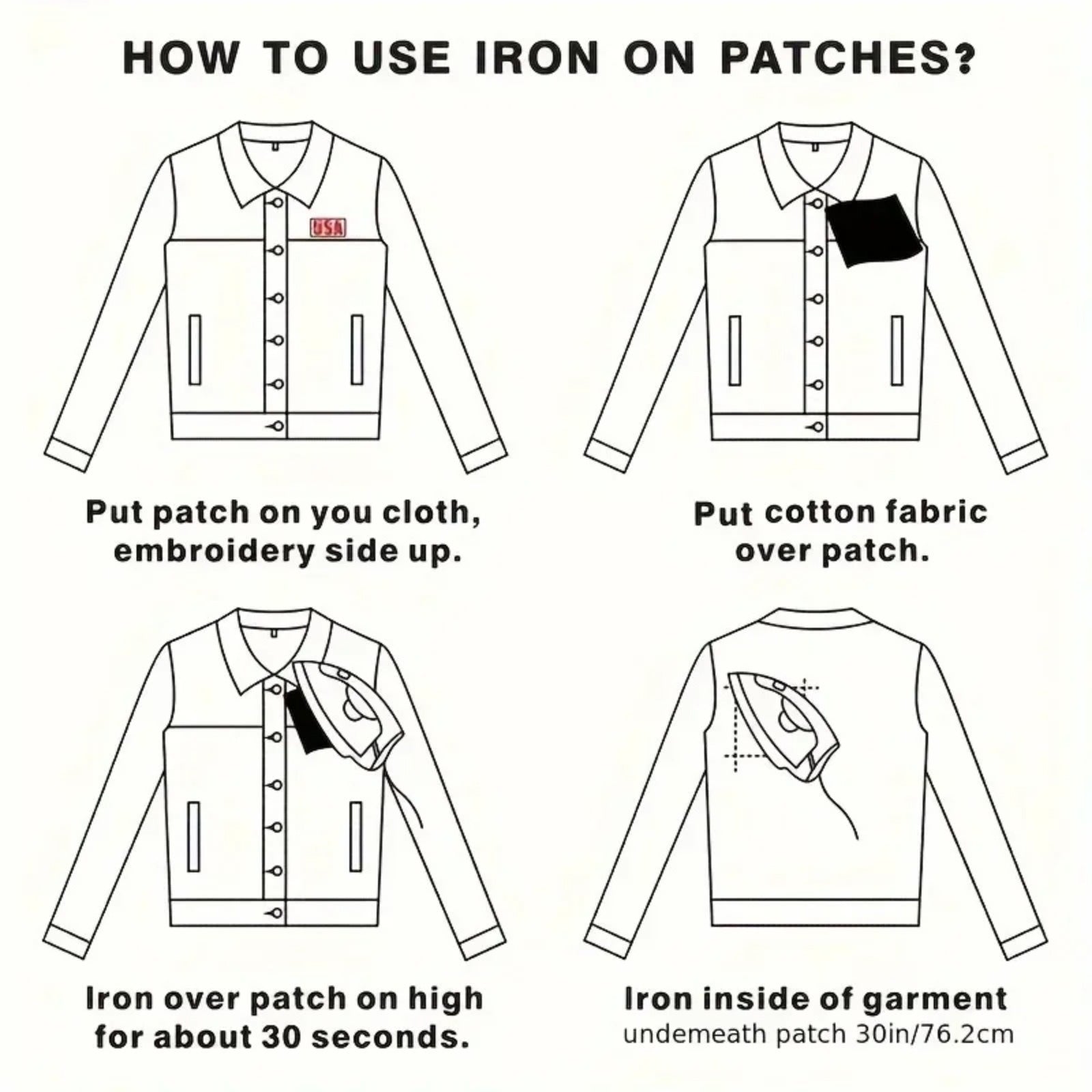 Pirate Skull Crossbones Flag Wavy Black Banner Patch (Iron-on)