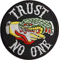 Trust No One Snake Betrayal Patch (Iron-on)