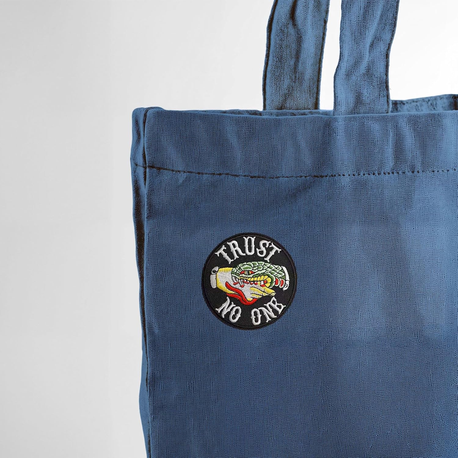 Trust No One Snake Betrayal Patch (Iron-on)