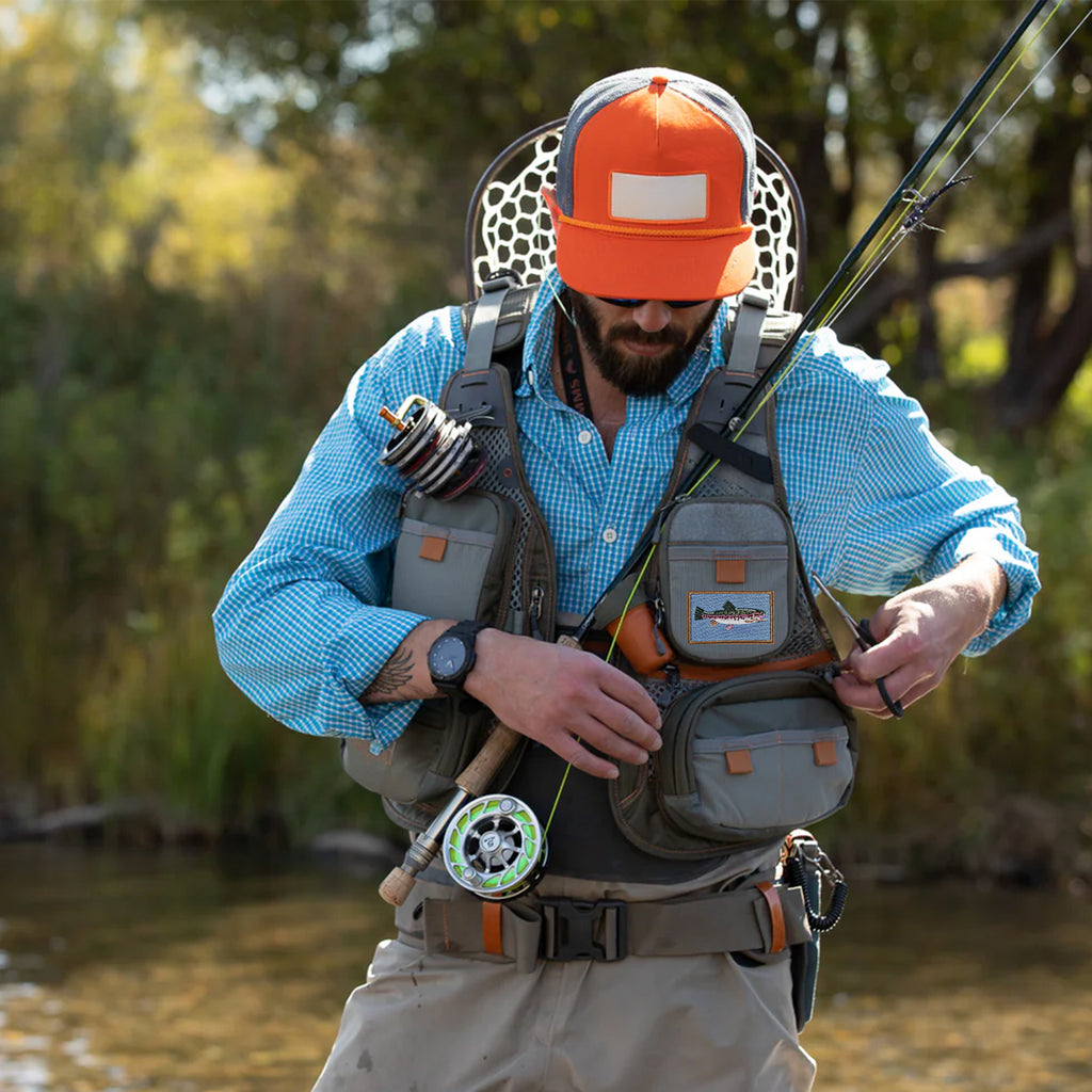 Trout Fishing Patch (Velcro)