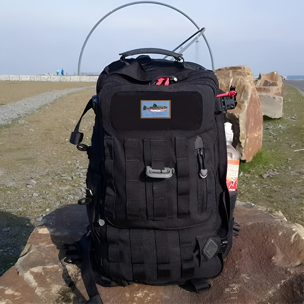 Trout Fishing Patch (Velcro)