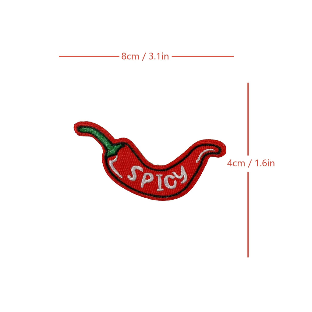 Red Hot Spicy Pepper Chili Patch (Iron-on)