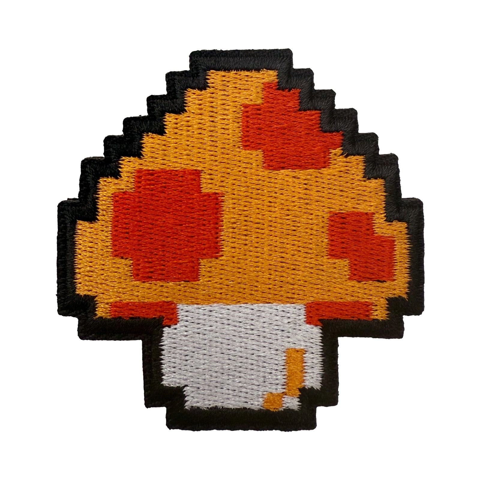 Pixel Mushroom Retro 8-Bit Game Power Up Patch (Velcro)