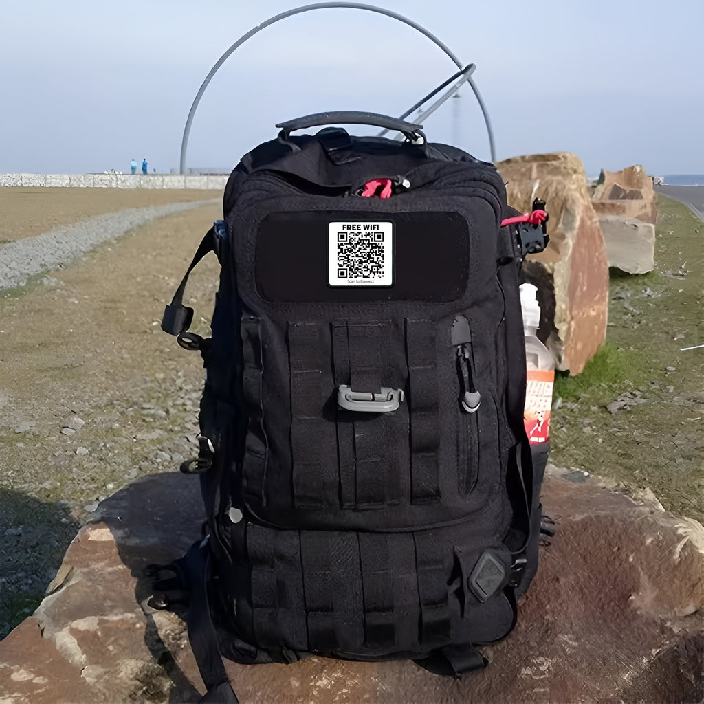 Rickroll QR Code Patch (Velcro)