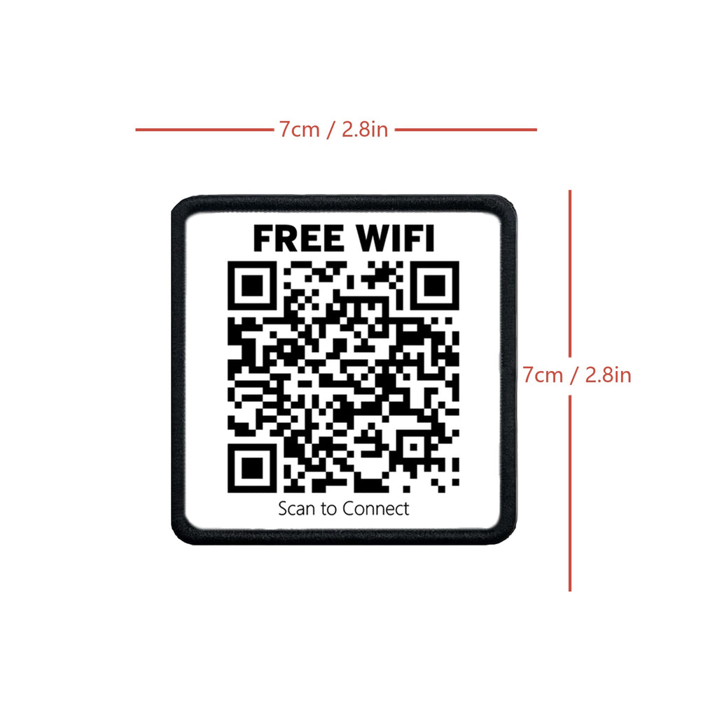 Rickroll QR Code Patch (Velcro)