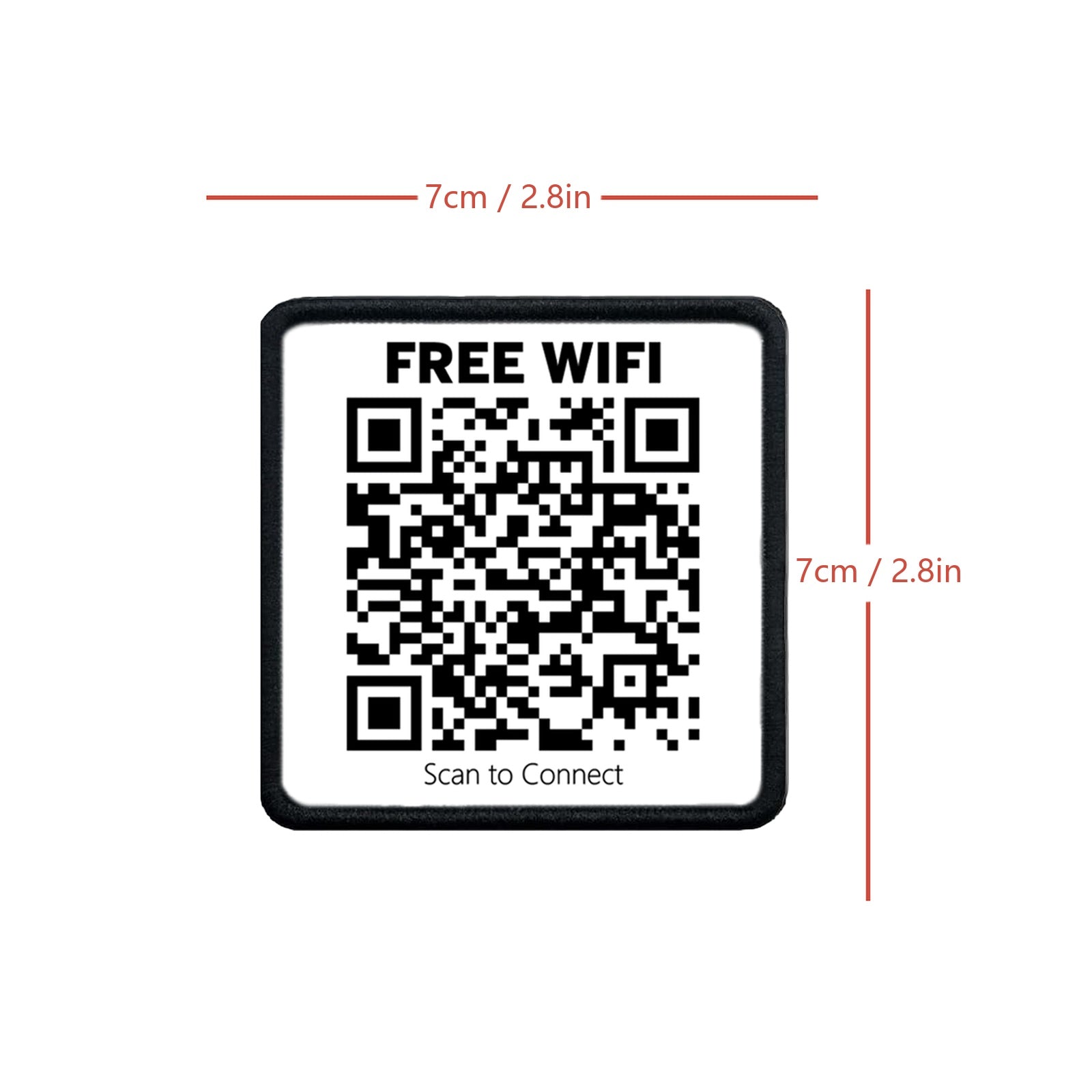 Rickroll QR Code Patch (Velcro)