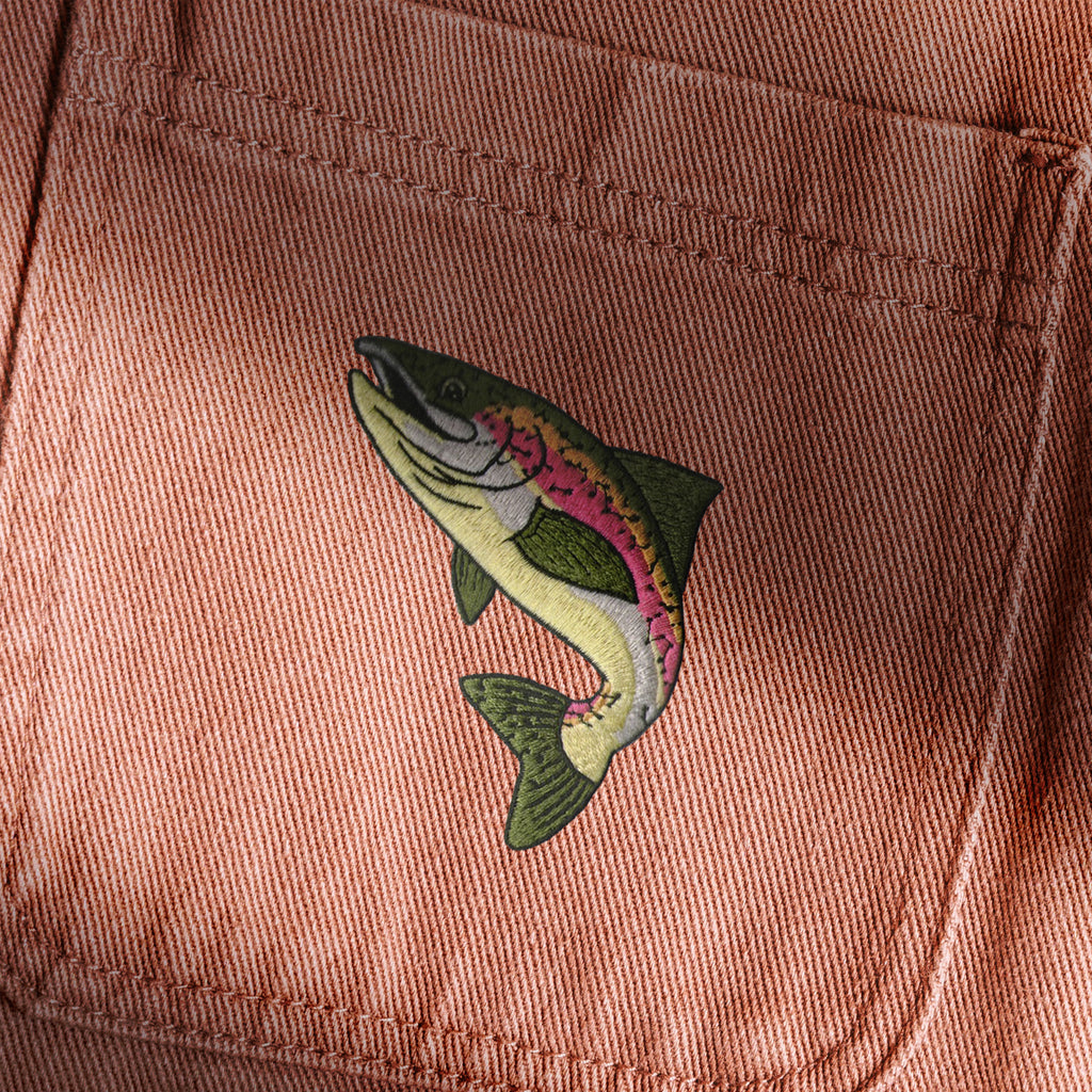 Rainbow Trout Fish Wildlife Nature Patch (Iron-on)