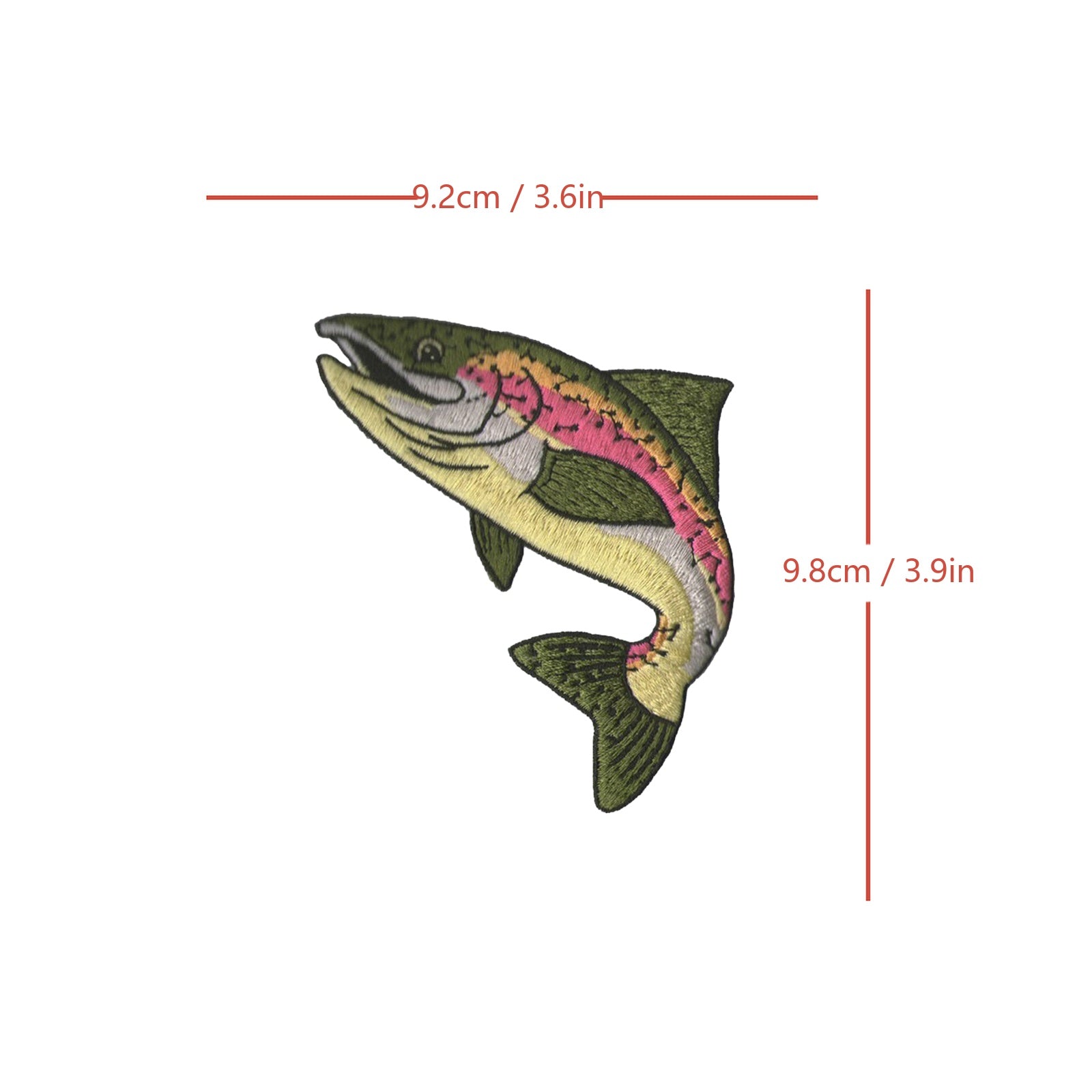 Rainbow Trout Fish Wildlife Nature Patch (Iron-on)