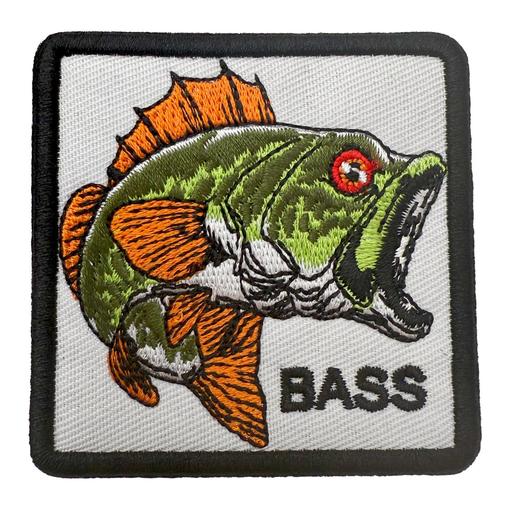 Largemouth Bass Fishing Outdoor Adventure Patch (Iron-on)