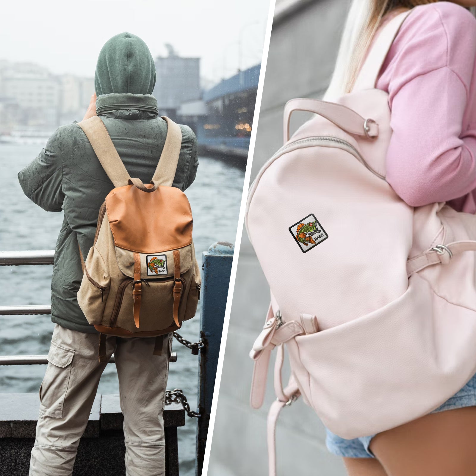 Largemouth Bass Fishing Outdoor Adventure Patch (Iron-on)