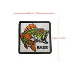 Largemouth Bass Fishing Outdoor Adventure Patch (Iron-on)