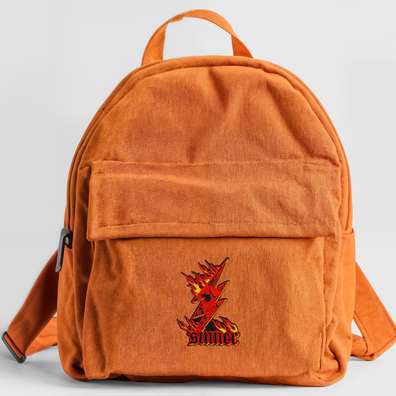 Punk Rock Metal Skull Sinner Patch (Iron-on)