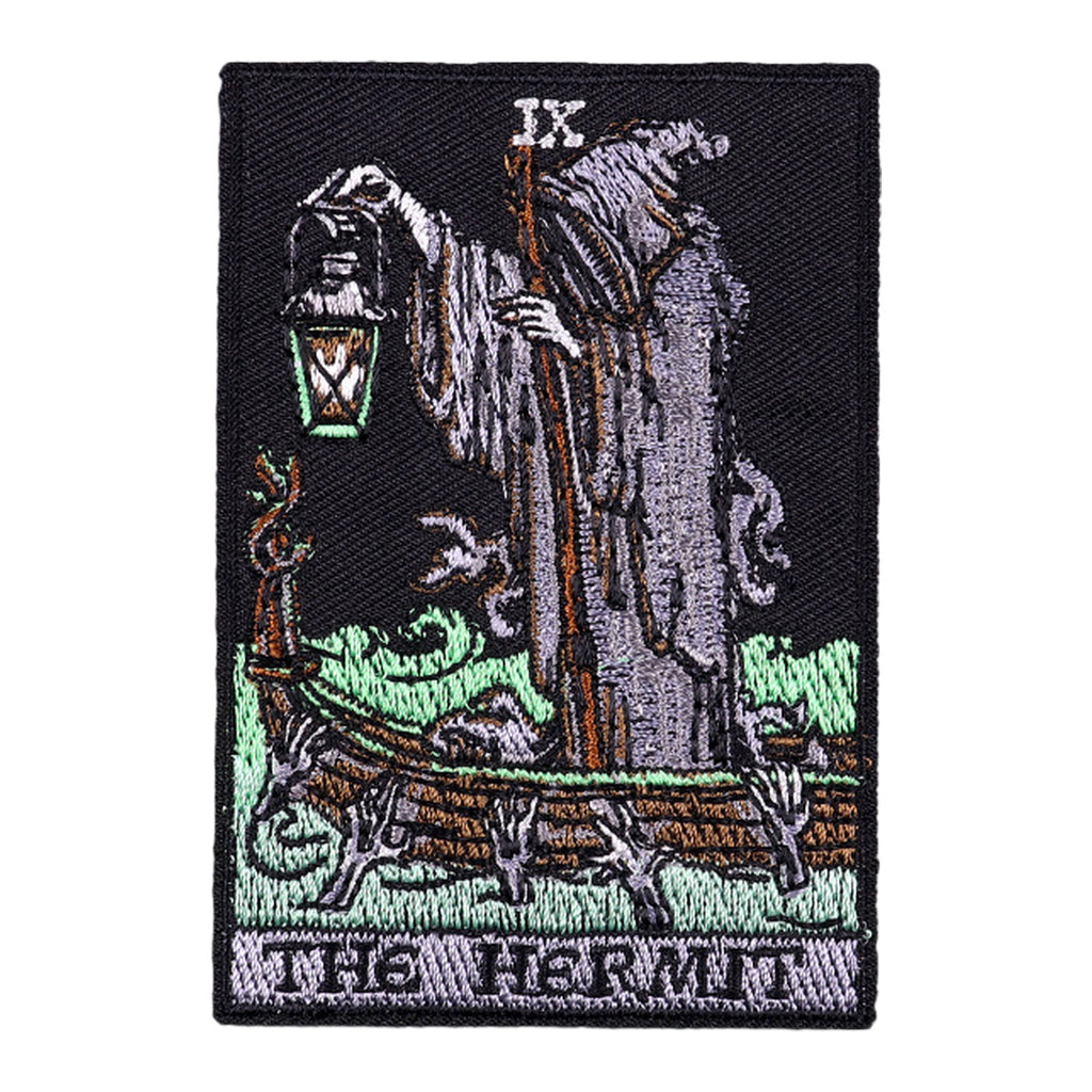 Grim Reaper Tarot Death Dark Gothic Patch (Iron-on)