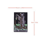 Grim Reaper Tarot Death Dark Gothic Patch (Iron-on)