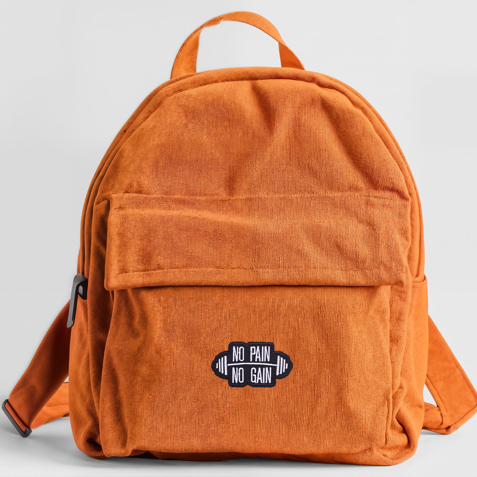 No Pain No Gain Fitness Gym Motivational Workout Quote Patch (Iron-on)