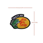 That's My Ass Bro Funny Fishing Meme Joke Patch (Velcro)