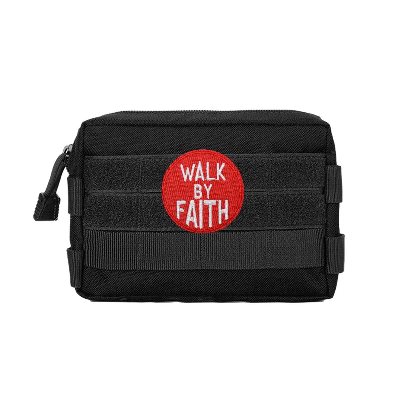 Walk By Faith Biblical Scripture Christian Patch (Velcro)