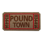 Pound Town Tickets Funny Gag Humor Patch (Velcro)