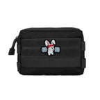 Weightlifting Bunny Gym Workout Cute Funny Patch (Velcro)