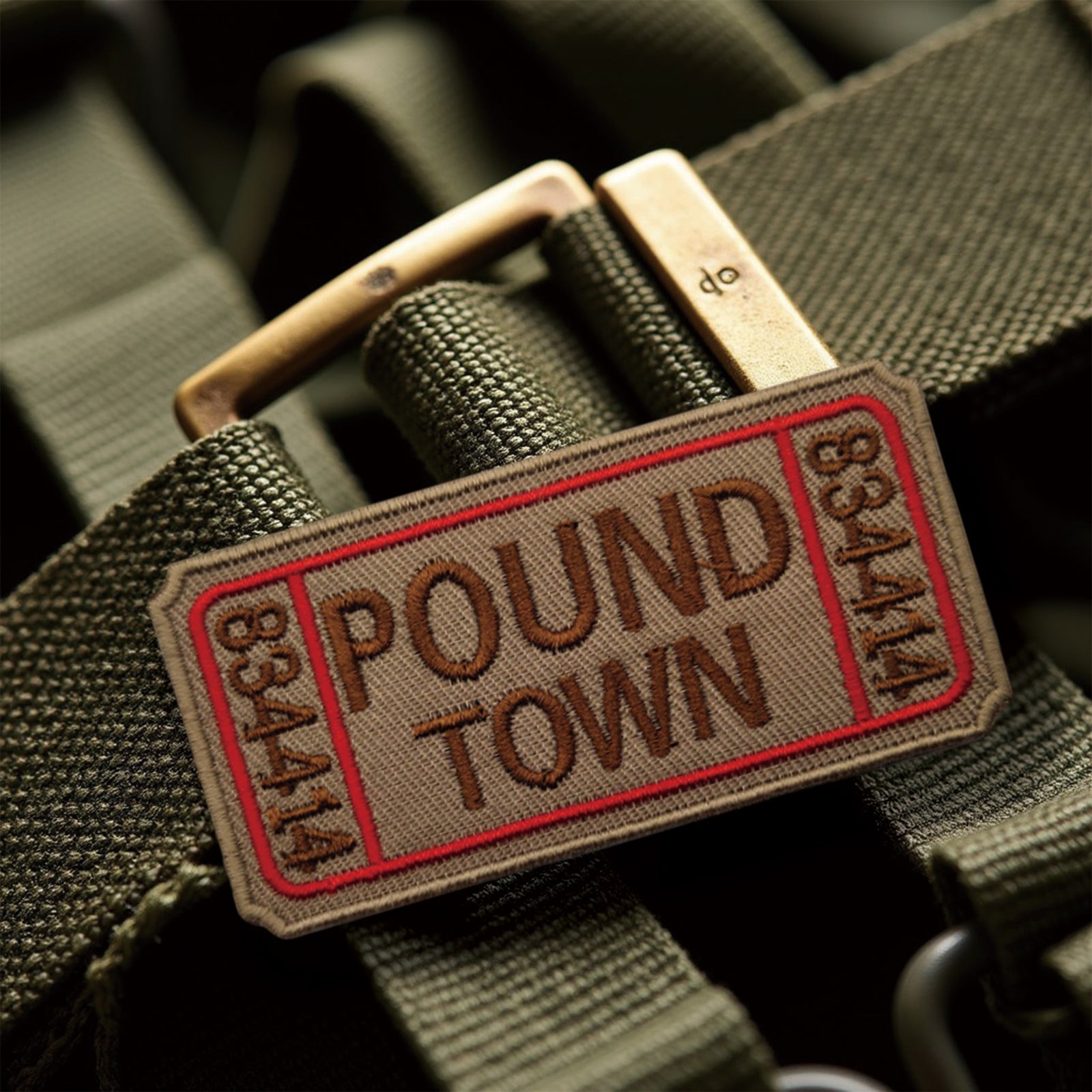 Pound Town Tickets Funny Gag Humor Patch (Velcro)