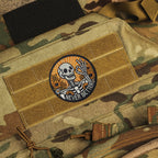 Never Better Skeleton Optimistic Self-Motivation Funny Meme Patch (Velcro)