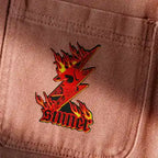 Punk Rock Metal Skull Sinner Patch (Iron-on)