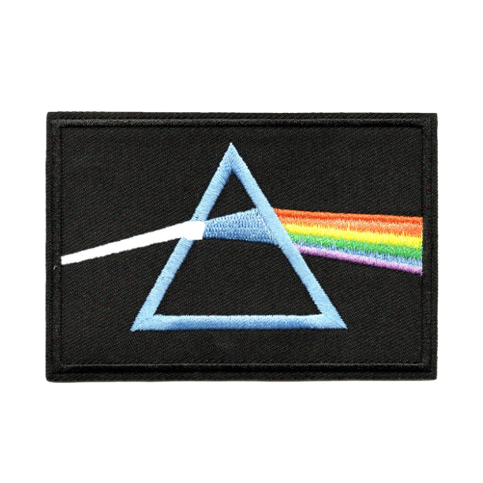 Vintage Prism Triangle Rainbow Beam Rock Band Album Patch (Iron-on)