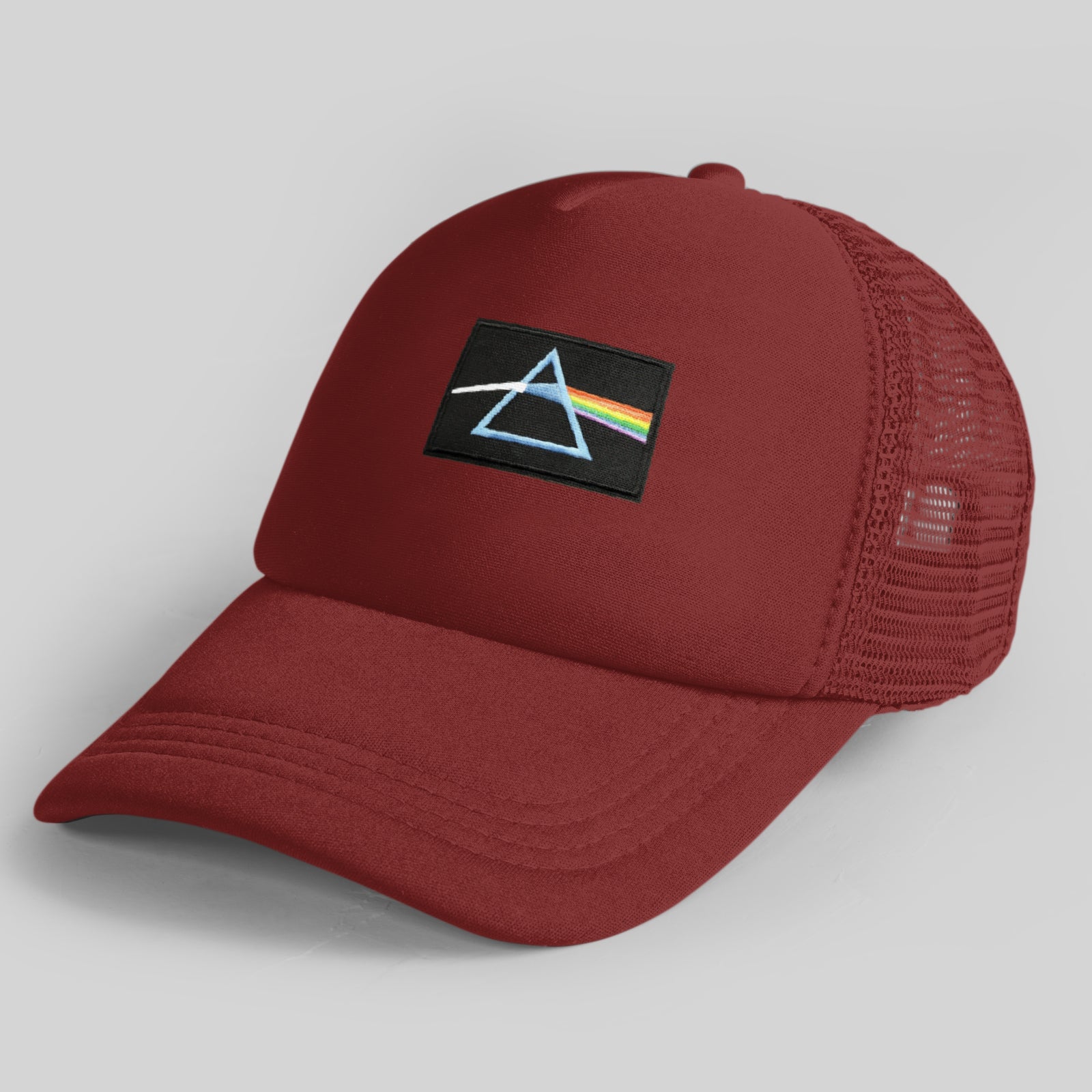 Vintage Prism Triangle Rainbow Beam Rock Band Album Patch (Iron-on)