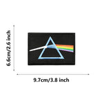 Vintage Prism Triangle Rainbow Beam Rock Band Album Patch (Iron-on)